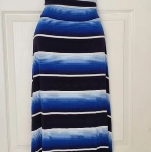 Merona Striped Maxi Skirt